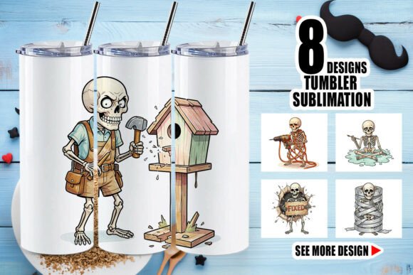 Download Watercolor Skeleton DIY Tumbler Wrap PNG - Diy tumbler wrap Collection