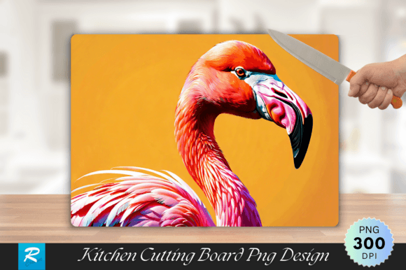 Download Greater Flamingo Cutting Board PNG - Premium Resources