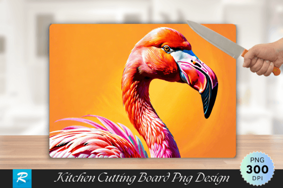 Download Greater Flamingo Cutting Board PNG - Premium Resources