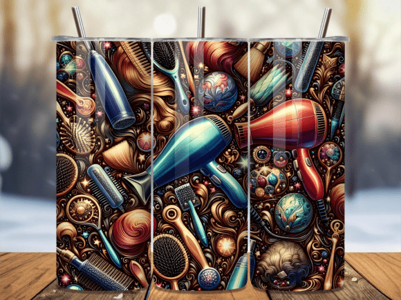 Download Salon Tools Hair Artist DIY Tumbler Wrap - Diy tumbler wrap Collection