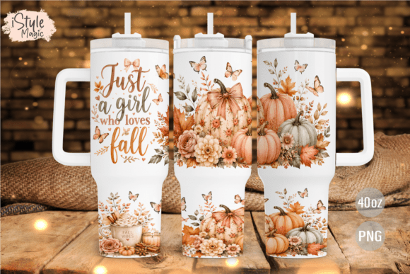 Download Just a Girl Who Loves Fall 40oz Tumbler - 40oz Collection