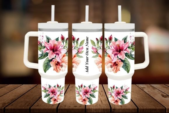 Download Floral 40oz Quencher Tumbler Sublimation - 40oz Collection